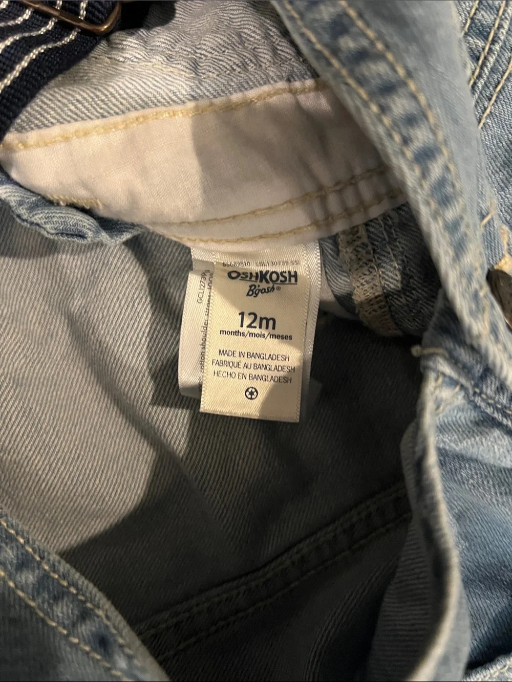 Ralph Lauren, GAP, OshKosh Bundle Boys 12 Month Shirts Overall Shorts